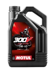 Aceite MOTUL 300V FLOff Road 5W40 4L 104135 | Motoauto