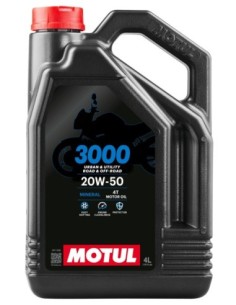 Aceite MOTUL 3000 20W50 4T 4L 107319 | Motoauto