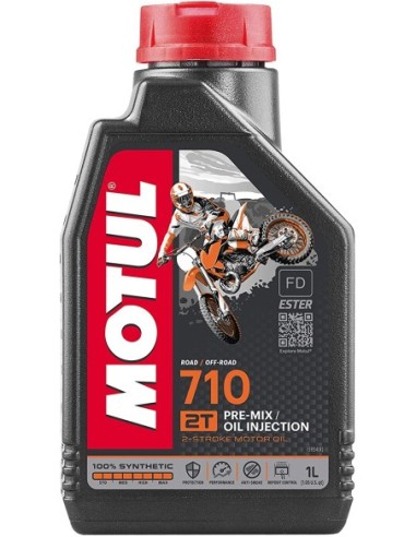 Aceite MOTUL 710 2T M345 1L 114636 | Motoauto