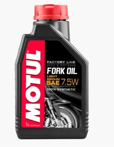 FORK OIL FACTORY LINE LIGHT MED 7,5W 1L 115021 | Motoauto