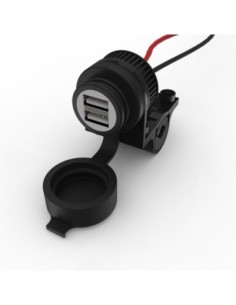 Toma USB doble para moto Oxford  5 V 2 A EL102 | Motoauto