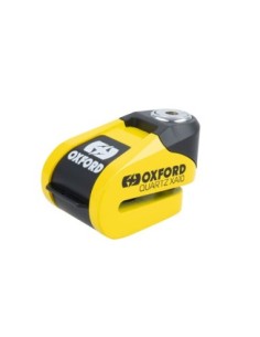 Candado de disco con alarma Oxford Quartz LK216 | Motoauto