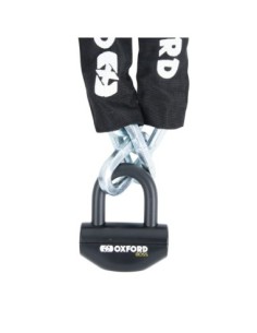 Cadena antirrobo Oxford Boss 12mm x 1,2m LK382 | Motoauto
