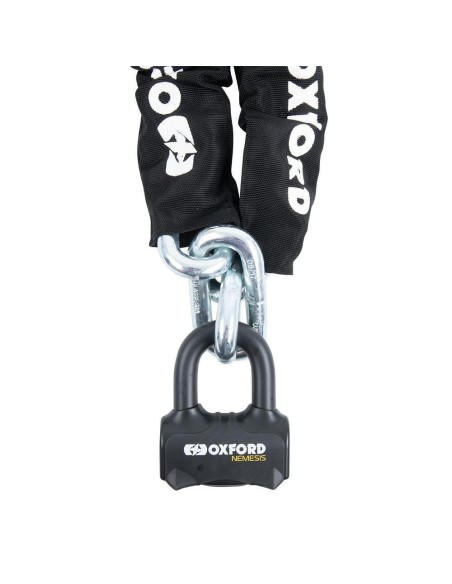 Cadena antirrobo Oxford Nemesis 16mm x LK473 | Motoauto