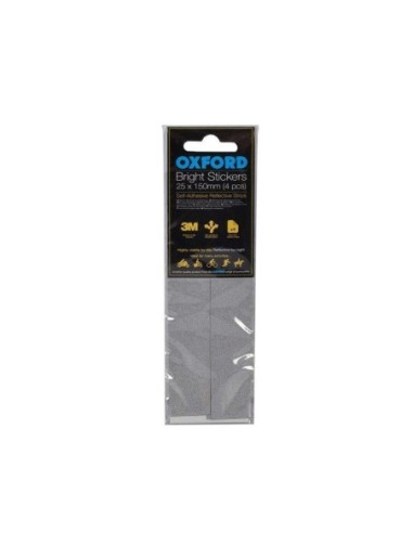 Bright Stickers - Reflective 25 x 150mm (4 RE462 | Motoauto