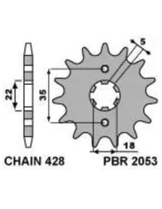 YAMAHA TW125 200 87 04 (C 428) Z15 P205315 | Motoauto