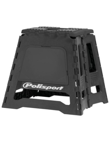 CABALLETE PLEGABLE POLISPORT NEGRO