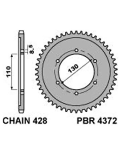 YAMAHA 250 YBR (C 428) P437244 | Motoauto