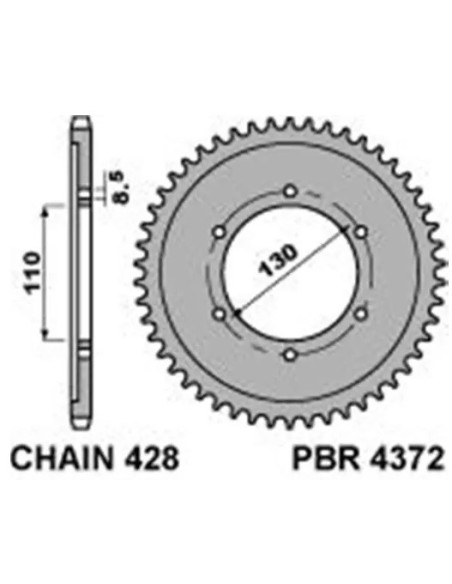 YAMAHA 250 YBR (C 428) P437244 | Motoauto