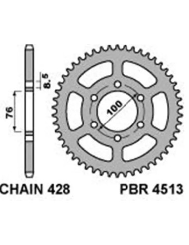 YAMAHA YZF 125 R 08 09 P451349 | Motoauto