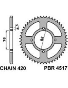 CORONA PIT BIKE Z 44 ERGAL P451744AL | Motoauto