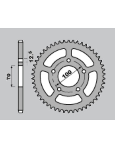 CORONA BMW HP4 (C 520) ERGAL Z 40 P464740 | Motoauto