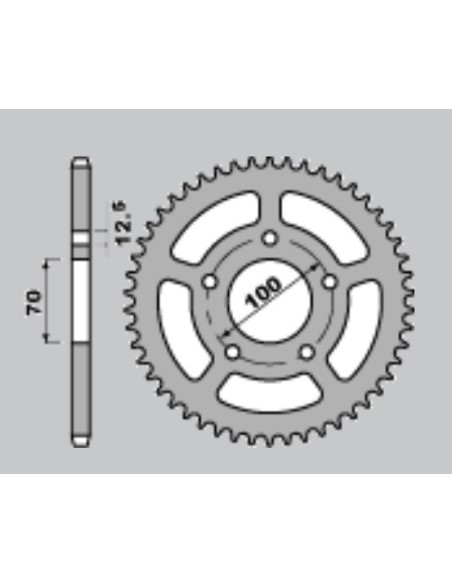 CORONA BMW HP4 (C 520) ERGAL Z 46 P464746 | Motoauto
