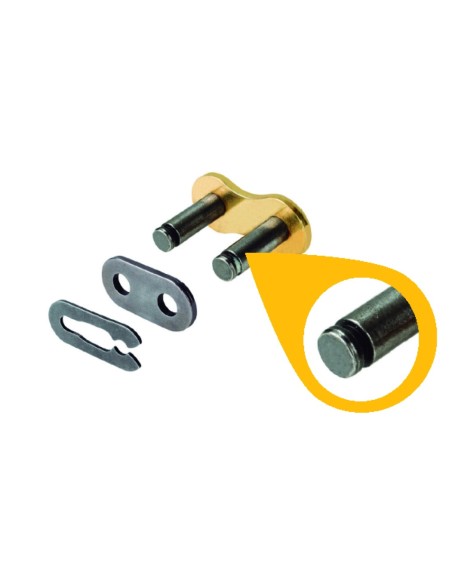 Enganche por clip Regina 420 ORO 26 26124OROY | Motoauto
