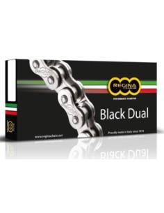 Cadena Regina 525 ZRA Black Dual 114 137ZRA1003 | Motoauto