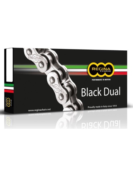Cadena Regina 525 ZRA Black Dual 114 137ZRA1003 | Motoauto