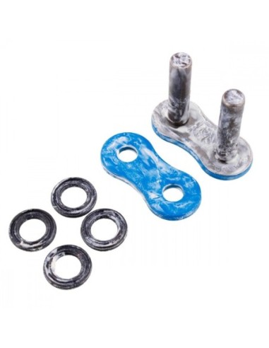 Conexión para cadena RK 520 MXZ azul 520MXZ4AZCL | Motoauto