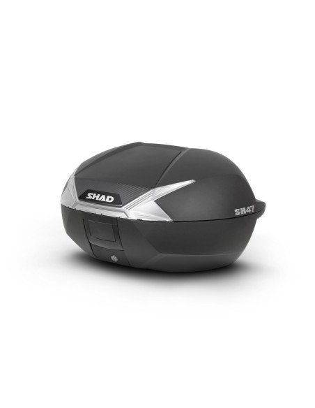 Baúl moto SHAD SH47 blanco D0B47106 D0B47106 | Motoauto