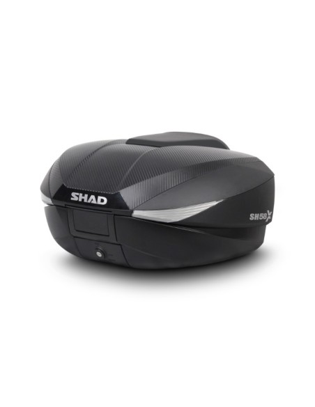 Baúl moto SHAD SH58X acabado carbono D0B58206 | Motoauto
