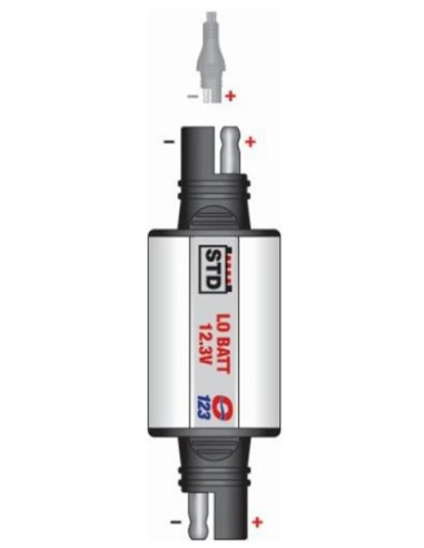 Avisador LED estado carga Baterías standard 0123