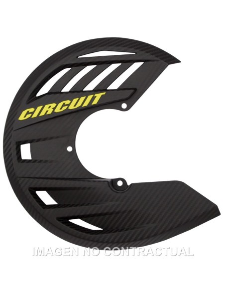 Protector Disco Circuit Carbon-Amarillo