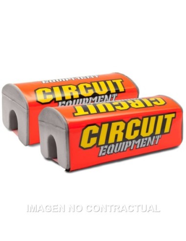Protector Manillar Circuit I-11 Rojo Fluor
