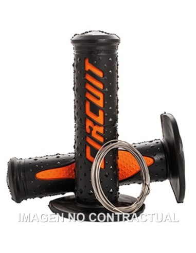 Puños Circuit Elektra negro-naranja