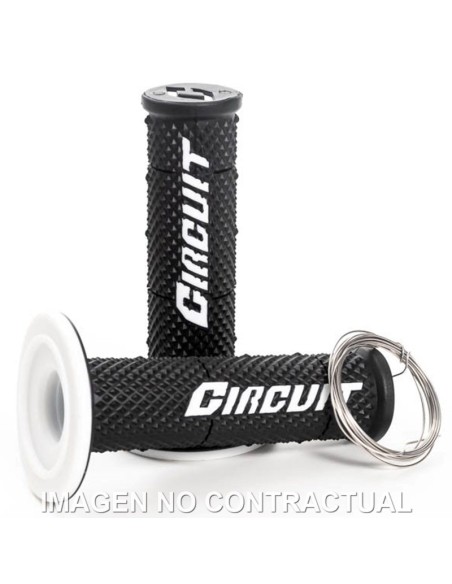 Puños Circuit V Negro / Blanco