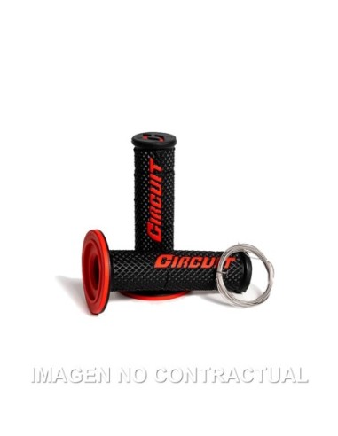 Puños Circuit V Negro / Rojo