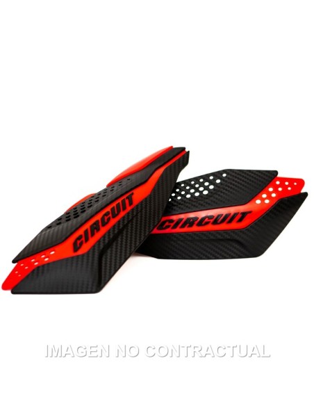 Paramanos Circuit Dakar Carbon-rojo Con kit de montaje incluido