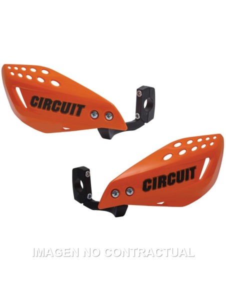 Paramanos Circuit Vector Naranja-Negro