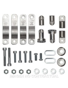 Kit montaje paramanos Circuit P4 para manillares de aluminio de D 22 mm