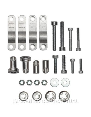 Kit montaje paramanos Circuit FENIX para manillares de aluminio de D 22 mm