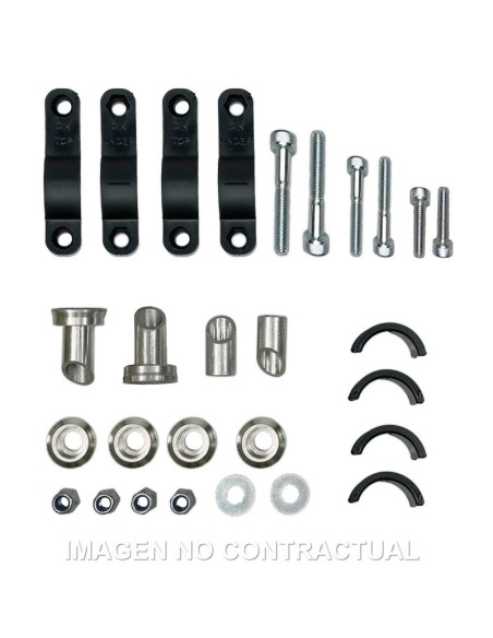 Kit montaje paramanos Circuit FENIX para manillares cónicos de D 28,6 mm