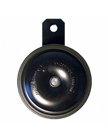 Claxon japonés Nikki negro  12V - CC 3,0A - 105dB/415Hz - Ø 85 mm. - (tono alto)