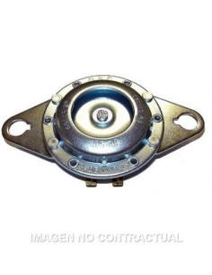 Claxon zincado blanco 12V - Ø 75 mm