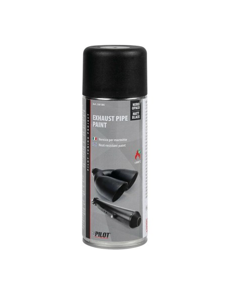 PINTURA EN SPRAY PARA SILENCIADORES LAMPA 400 ML NEGRO MATE