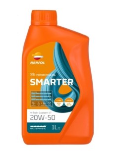 BOTELLA REPSOL SMARTER V-TWIN CUSTOM 4T 20W-50 1L