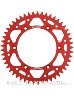 Corona Supersprox Aluminio Roja 49 D