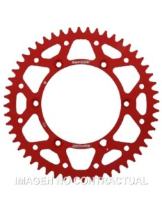 Corona Supersprox Aluminio Roja 52 D