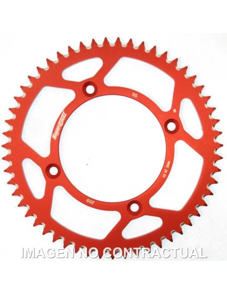 Corona Supersprox Aluminio Roja 55 D