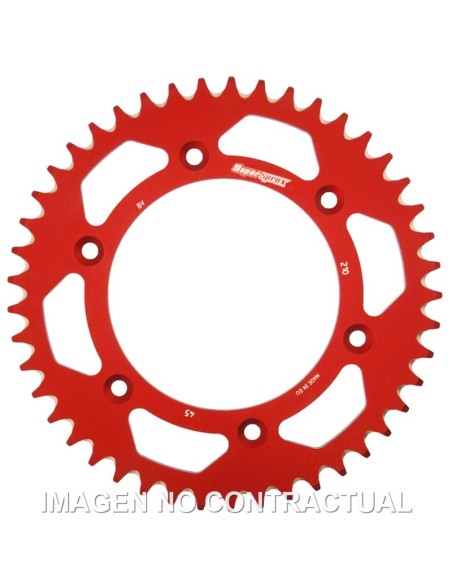 Corona Supersprox Aluminio Roja 45 D