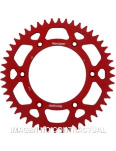 Corona Supersprox Aluminio Roja 48 D