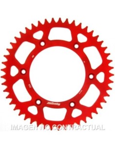 Corona Supersprox Aluminio Roja 49 D