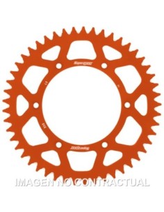 Corona Supersprox Aluminio Naranja 49 D