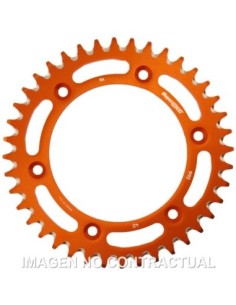 Corona Supersprox Aluminio Naranja 40 D