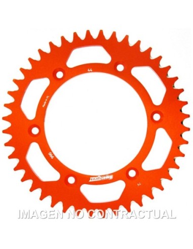 Corona Supersprox Aluminio Naranja 44 D