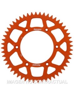 Corona Supersprox Aluminio Naranja 52 D
