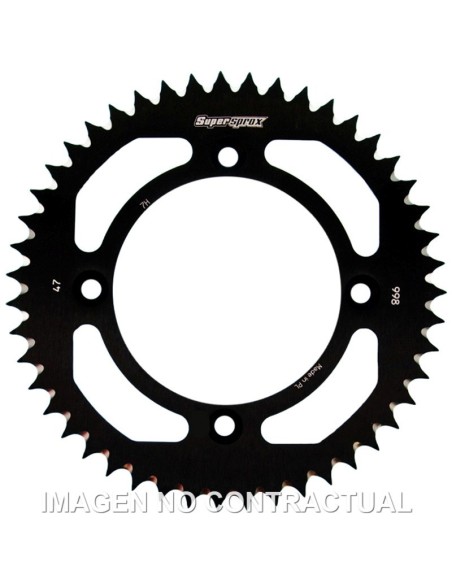 Corona Supersprox Aluminio Suzuki - Yamaha 428 x 47