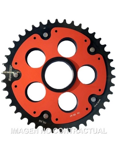 Corona Supersprox Stealth Roja Ducati 525 X 45